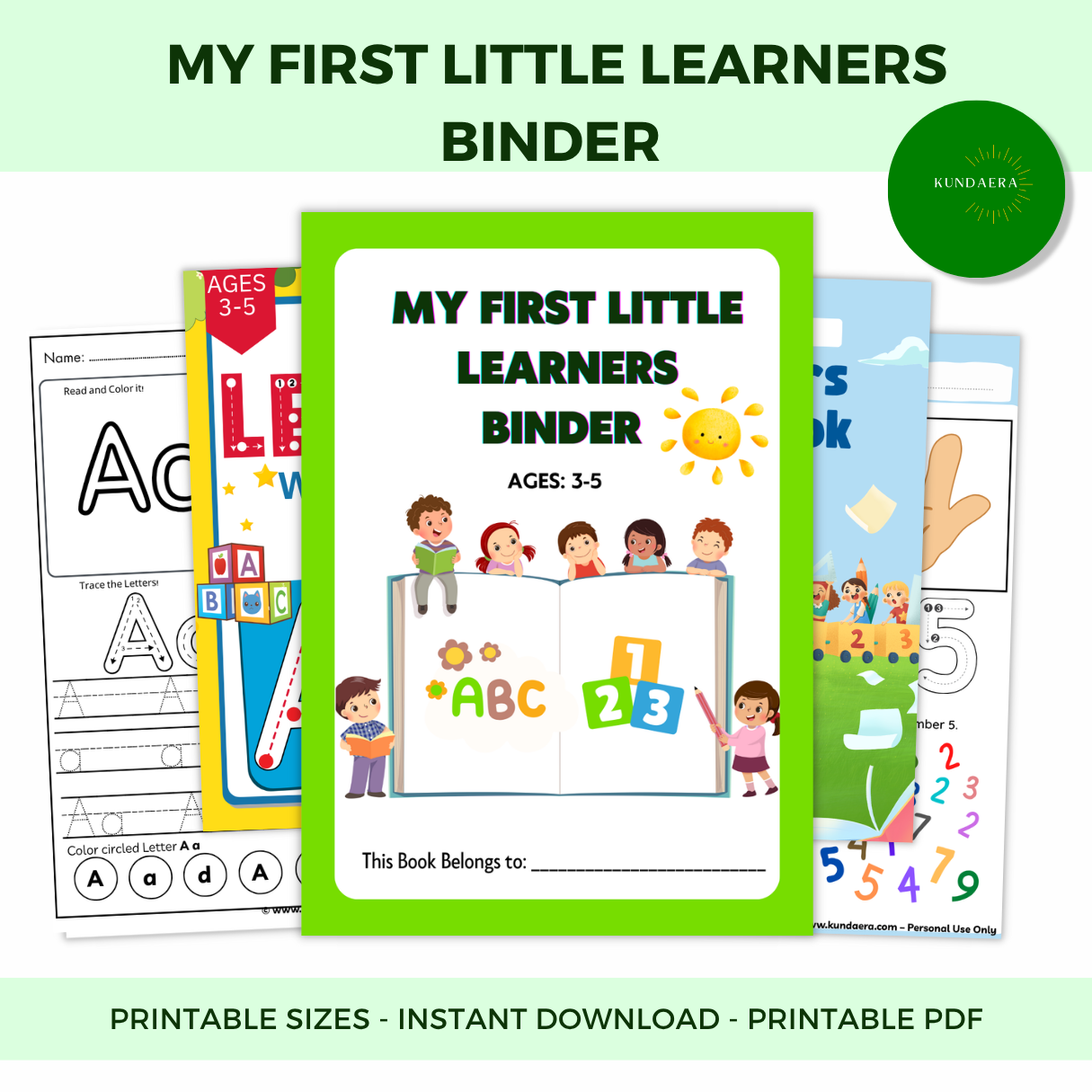 My First Little Learners Binder